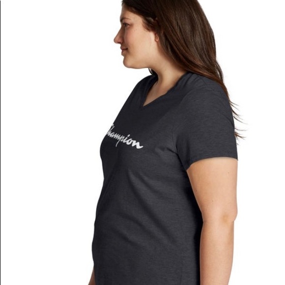 Champion black active wear tee - Picture 2 of 5